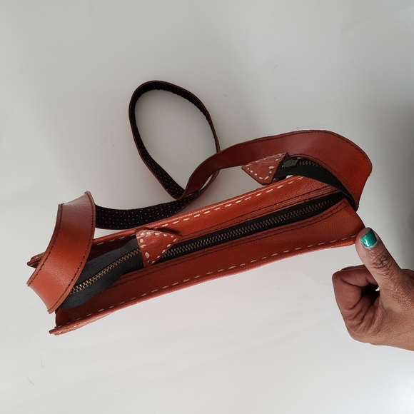 NWT genuine leather handmade embroidered bag - Picture 4 of 12